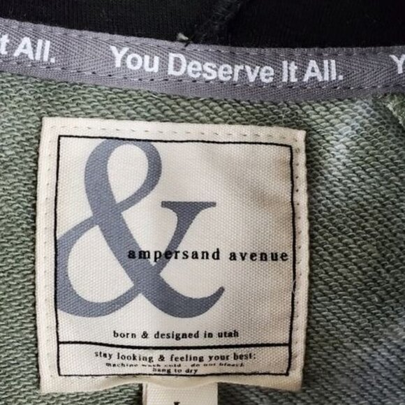 Ampersand youth world wind tie dye hoodie girl's size medium new! - Picture 6 of 6